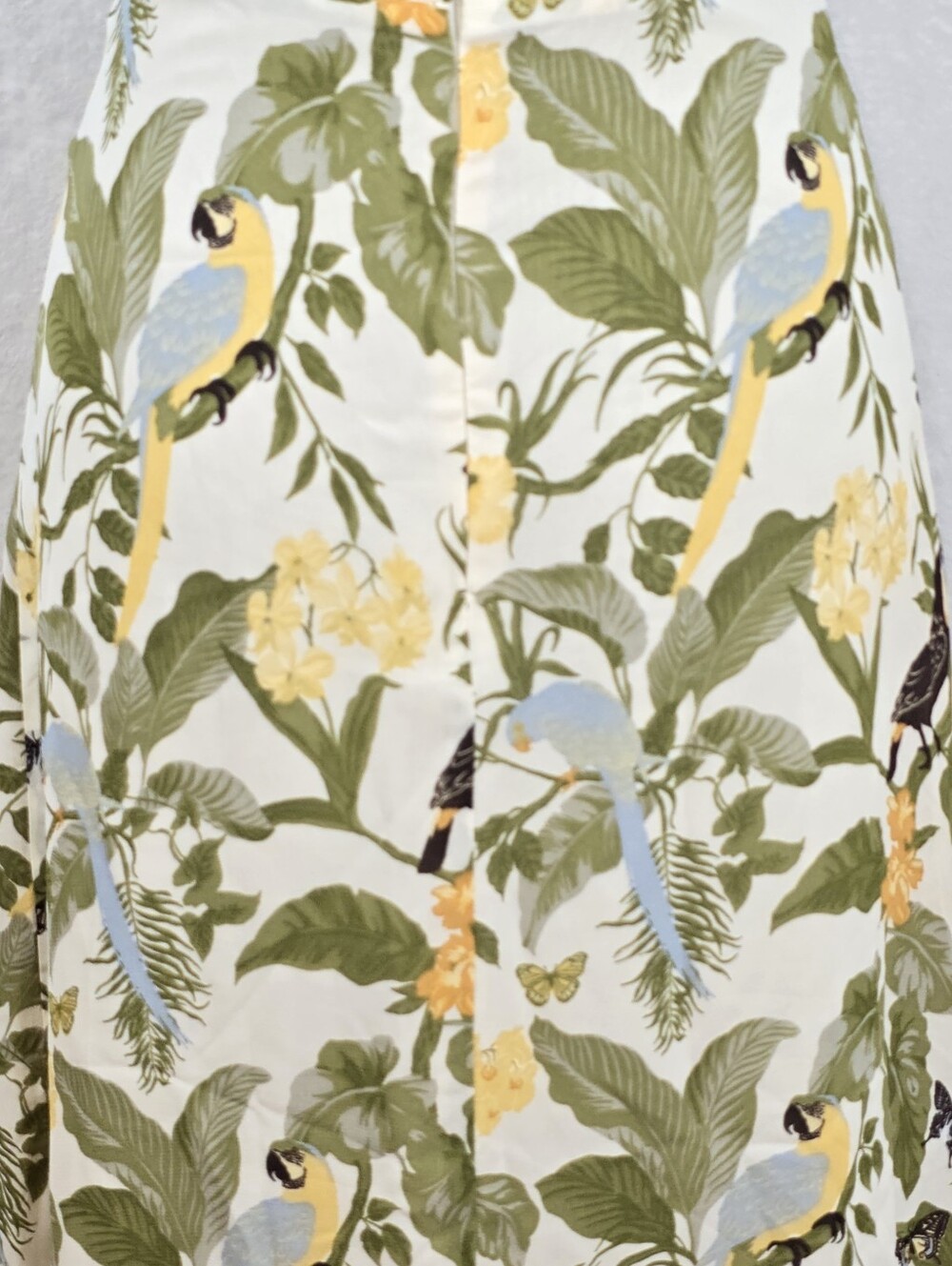 Reformation Cassandra Midi Dress In Tropics Print Sz.0 Slit Adjustable Straps - Picture 9 of 16